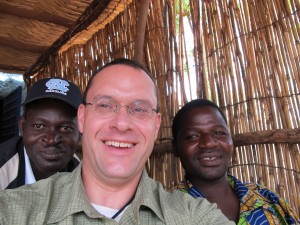 Selfie with my long-term research assistant Aime SOME (left) and TD OUEDRAOGO